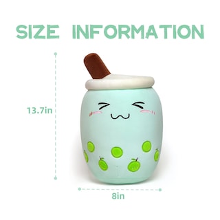 Foto 2 | Foto 2 | Peluche Niuniu Daddy Green Boba Bubble Tea 33 Cm Para Niños - Venta Internacional.