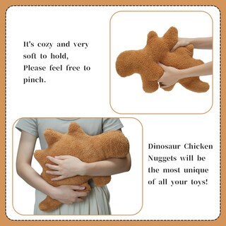 Foto 3 | Foto 3 | Peluche Tvvpgg Dino Nugget Dinosaur Chicken Para Niños - Venta Internacional.