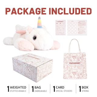 Foto 5 | Foto 5 | Peluche Pesado De Unicornio De Peluche Niuniu Daddy, 1,5 Kg - Venta Internacional.