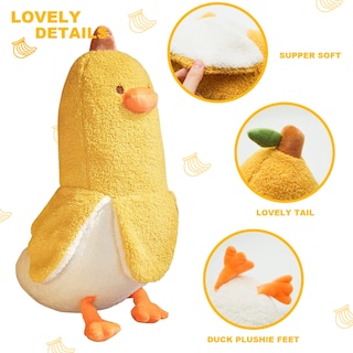 Foto 3 | Foto 3 | Almohada De Peluche Peach Cat Banana Duck Para Niñas Y Niños - Venta Internacional.