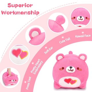 Foto 2 | Foto 2 | Peluche De Peluche Auspicious Beginning Oso Rosa 50 Cm - Venta Internacional.