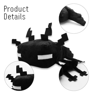 Foto 3 | Foto 3 | Cojín de Peluche Axolot Negro Suave para Decoración y Regalo - Venta Internacional