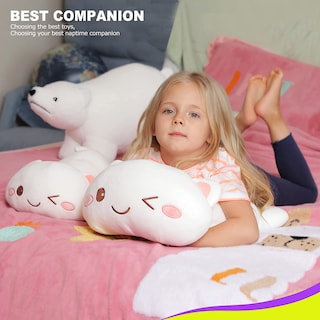 Foto 5 | Foto 5 | Peluche de Gatito Onsoyours 33 cm Blanco - Venta Internacional