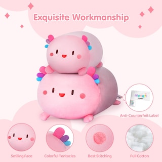 Foto 4 | Foto 4 | Almohada de Peluche Mewaii Ajolote Rosa 20 cm - Venta Internacional