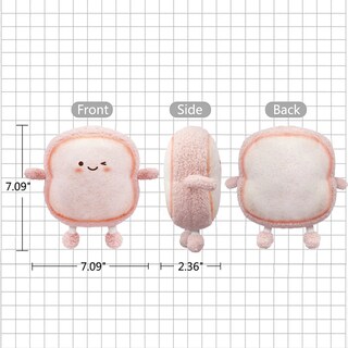 Foto 4 | Foto 4 | Almohada de Peluche Vhyhcy Pan Tostado Rosa - Venta Internacional