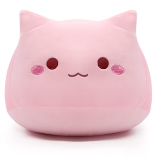 Foto 1 | Foto 1 | Almohada de Peluche iBccly con Forma de Gato Rosa - Venta Internacional