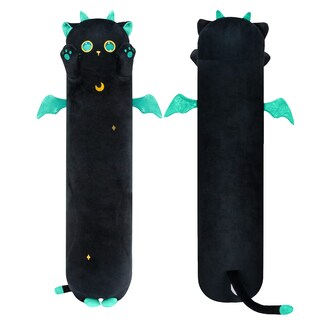 Foto 1 | Foto 1 | Almohada Corporal de Felpa Mewaii Long Cat Kawaii Black Cat 135 cm - Venta Internacional