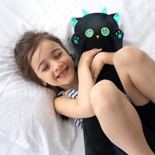 Foto 5 | Foto 5 | Almohada Corporal de Felpa Mewaii Long Cat Kawaii Black Cat 135 cm - Venta Internacional