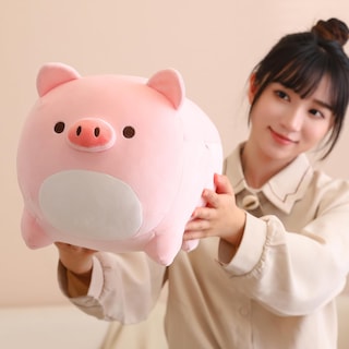 Foto 2 | Foto 2 | Peluche De Peluche Auspicious Beginning Pink Pig De 40 Cm - Venta Internacional.