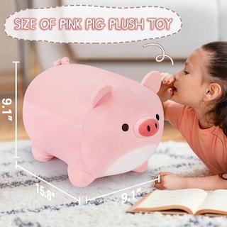 Foto 4 | Foto 4 | Peluche De Peluche Auspicious Beginning Pink Pig De 40 Cm - Venta Internacional.