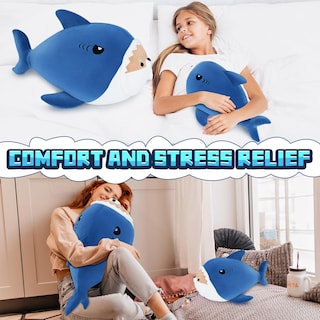 Foto 4 | Foto 4 | Almohada de Felpa Shark Corgi Auspicious Beginning 40 cm - Venta Internacional