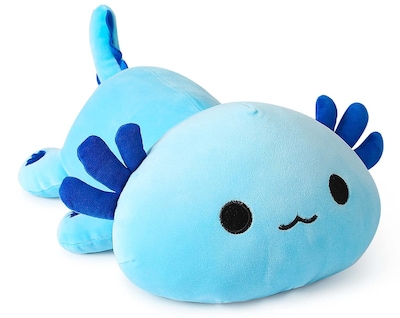 Foto 1 | Foto 1 | Peluche Onsoyours Cute Axolotl Azul De 33 Cm Para Niños Y Adultos - Venta Internacional.