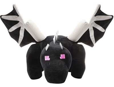 Foto 1 | Foto 1 | Almohada de Peluche con Forma de Dragón Negro 30 cm - Venta Internacional