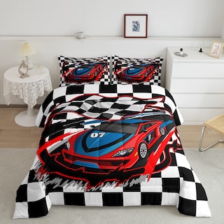 Foto 1 | Foto 1 | Set de Edredón Erosebridal Racing Car Down Tamaño Queen 3 Unidades - Venta Internacional