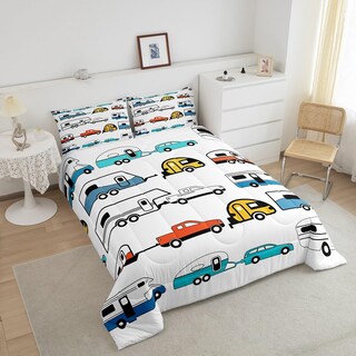 Foto 3 | Foto 3 | Juego de Ropa de Cama Erosebridal Happy Camping Queen Con Edredón - Venta Internacional