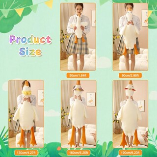 Foto 6 | Foto 6 | Muñeco de Peluche Cottonstar Goose Con Forma De Animal 160 Cm - Venta Internacional