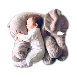 Foto 2 | Foto 2 | Almohada de Felpa con Diseño de Elefante Morado Apego Emocional 50 X 20 cm - Venta Internacional