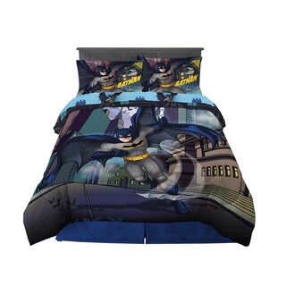 Foto 1 | Foto 1 | Juego De Ropa De Cama Franco Batman De 5 Piezas De Tamaño Completo Con Edredón - Venta Internacional.