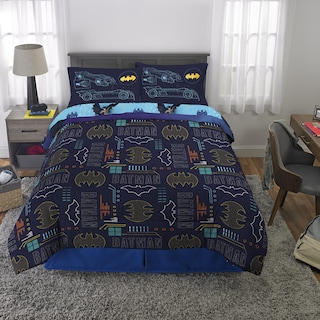 Foto 5 | Foto 5 | Juego De Ropa De Cama Franco Batman De 5 Piezas De Tamaño Completo Con Edredón - Venta Internacional.
