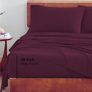 Foto 5 | Foto 5 | Juego De Sábanas Lane Linen Lane Linen, 100% Algodón Orgánico, Doble - Venta Internacional.