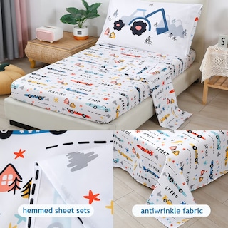Foto 4 | Foto 4 | Juego De Edredón Perfemet Reversible Con Estampado De Coches, Tamaño Doble - Venta Internacional.