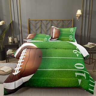 Foto 1 | Foto 1 | Set De Edredón Bodhi Football, Tamaño Doble, Para Niños, Green Rugby  - Venta Internacional.