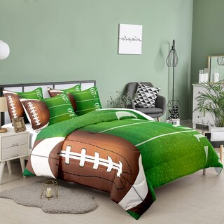Foto 2 | Foto 2 | Set De Edredón Bodhi Football, Tamaño Doble, Para Niños, Green Rugby  - Venta Internacional.