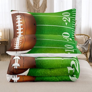 Foto 3 | Foto 3 | Set De Edredón Bodhi Football, Tamaño Doble, Para Niños, Green Rugby  - Venta Internacional.