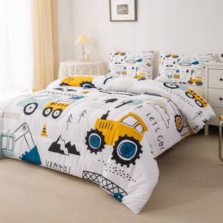 Foto 2 | Foto 2 | Set De Edredón Feelyou Con Diseño De Coche De Dibujos Animados Para Niños - Venta Internacional.