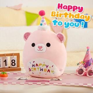 Foto 7 | Foto 7 | Almohada De Felpa Bstaofy Light Up Music Happy Birthday Teddy Bear - Venta Internacional.