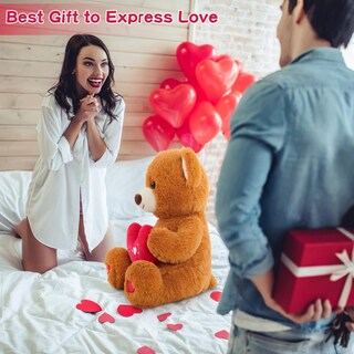 Foto 4 | Foto 4 | Osito De Peluche Maogolan I Love You Con Corazón Rojo, 50 Cm - Venta Internacional.