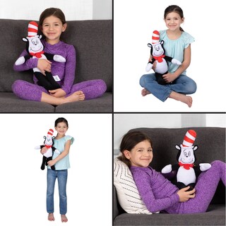 Foto 5 | Foto 5 | Ropa De Cama Infantil Cuddle Pillow Buddy Dr. Seuss Con Forma De Gato Con Sombrero - Venta Internacional.