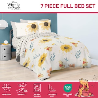 Foto 4 | Foto 4 | Juego De Ropa De Cama Jay Franco Disney Winnie The Pooh, Tamaño Completo - Venta Internacional.
