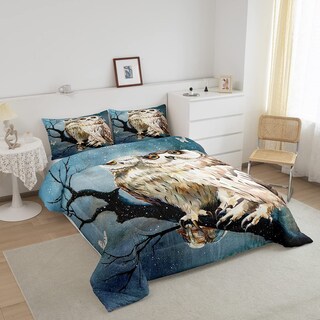 Foto 2 | Foto 2 | Juego De Ropa De Cama Feelyou Owl Para Niños Con Estampado Animal 3d - Venta Internacional.