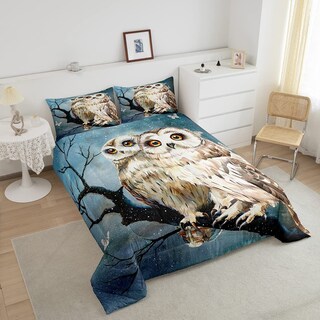 Foto 3 | Foto 3 | Juego De Ropa De Cama Feelyou Owl Para Niños Con Estampado Animal 3d - Venta Internacional.