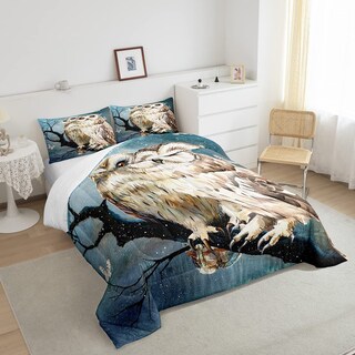 Foto 4 | Foto 4 | Juego De Ropa De Cama Feelyou Owl Para Niños Con Estampado Animal 3d - Venta Internacional.