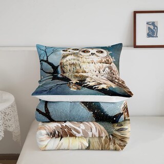 Foto 5 | Foto 5 | Juego De Ropa De Cama Feelyou Owl Para Niños Con Estampado Animal 3d - Venta Internacional.