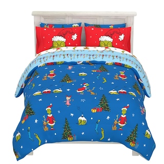 Foto 1 | Foto 1 | Juego De Ropa De Cama Franco Grinch De Dr. Seuss Holiday Queen Size - Venta Internacional.