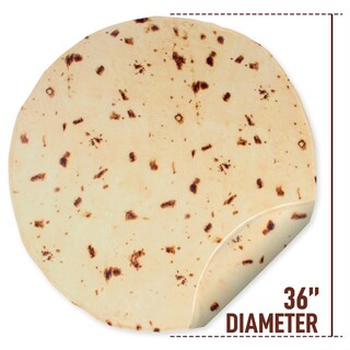 Foto 5 | Foto 5 | Manta Para Bebé Zulay Tortilla Wrap, 36 Pulgadas, Franela, 285 G/m² - Venta Internacional.