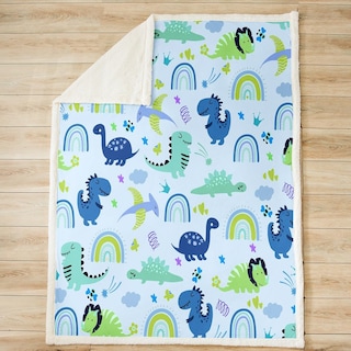 Foto 3 | Foto 3 | Manta Feelyou Dinosaur Sherpa Para Niños Y Niñas, 150 X 200 Cm - Venta Internacional.