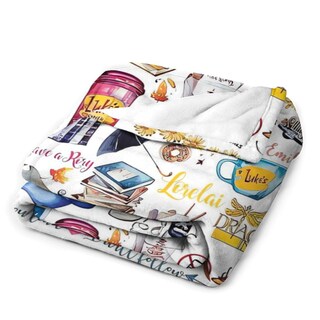 Foto 5 | Foto 5 | Manta De Franela Gilmore And Girls, 150 X 125 Cm, Suave - Venta Internacional.