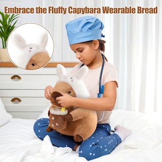 Foto 5 | Foto 5 | Almohada De Peluche Milegi Capybara De 30 Cm Con Forma De Animal De Peluche - Venta Internacional.