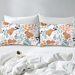 Foto 5 | Foto 5 | Juego De Sábanas Tamaño King Feelyou Capybara Para Niños Con Deep P - Venta Internacional.