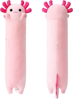 Foto 1 | Foto 1 | Almohada De Peluche Con Forma De Gato Melocotón Rosa Con Forma De Axolotl, 34 Cm - Venta Internacional.