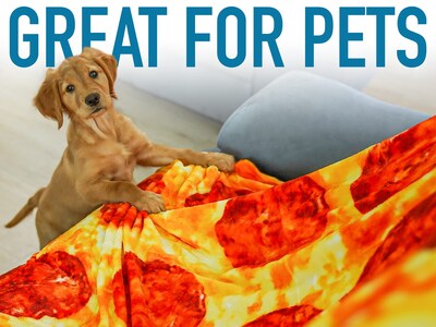 Foto 5 | Foto 5 | Manta Para Pizza Zulay Giant Pepperoni, 152 Cm, Novedosa Franela - Venta Internacional.