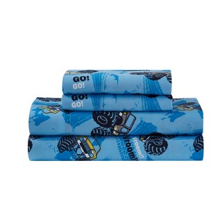 Foto 4 | Foto 4 | Juego De Sábanas Sweet Home Collection Monster Truck Twin - Venta Internacional.