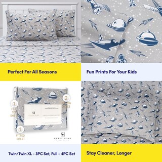 Foto 6 | Foto 6 | Juego De Sábanas Sweet Home Collection 1500 Supreme Kids Twin - Venta Internacional.