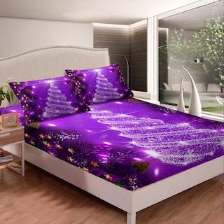 Foto 5 | Foto 5 | Juego De Ropa De Cama Feelyou Kids Merry Christmas Queen Size - Venta Internacional.