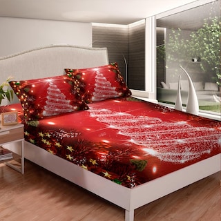 Foto 5 | Foto 5 | Juego De Ropa De Cama Feelyou Kids Merry Christmas Queen Size - Venta Internacional.