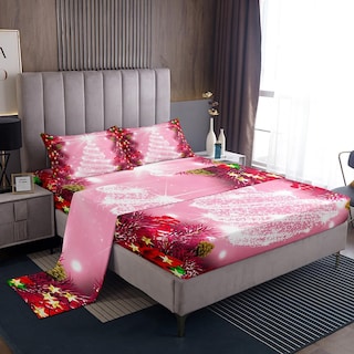 Foto 1 | Foto 1 | Juego De Ropa De Cama Feelyou Kids Merry Christmas Queen Size - Venta Internacional.